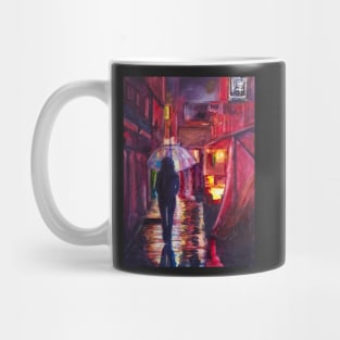 SOFT RAINY NIGHT IN JAPAN Mug